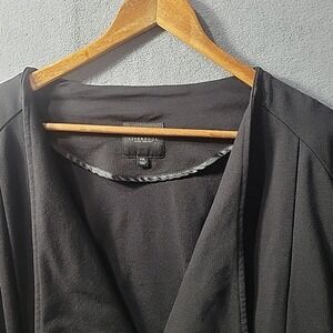 Liverpool Cardigan Jacket Womens XL Black Open Front Blazer Business Casual Zip